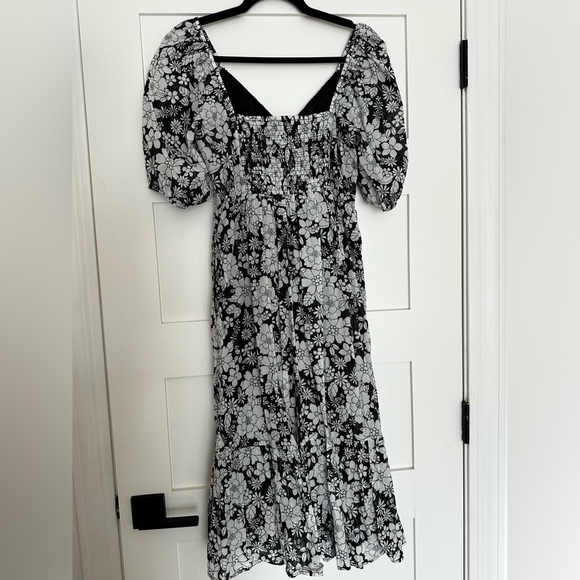 GAP puff sleeve midi dress - Picture 4 of 6